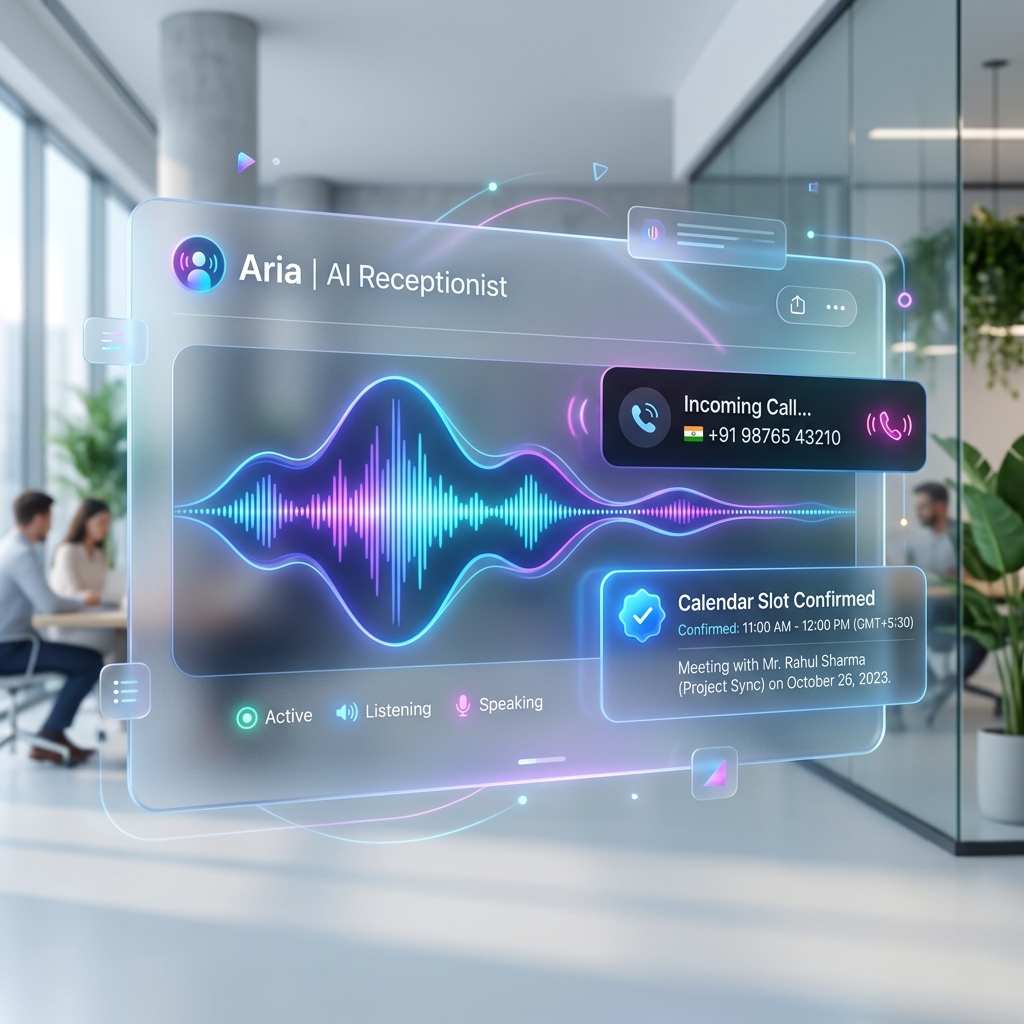 AI Voice Receptionist Dashboard